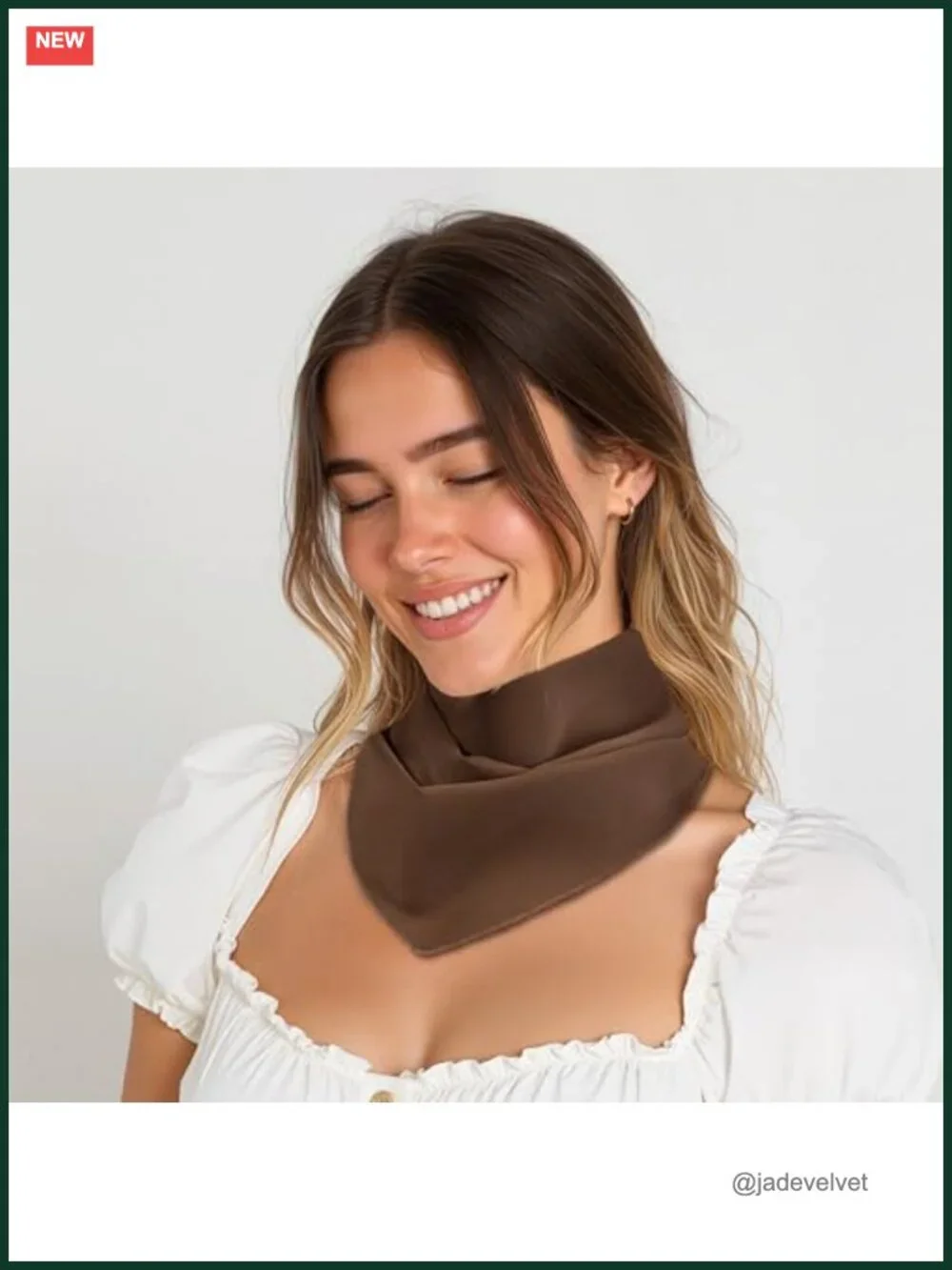 Tie-Back Triangle Head Scarf Bandanas Women Hair Accessories